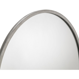 Julian Bowen Octave Pewter Round Wall Mirror - Size: 80 x 80cm - Grey - Wilko - thumbnail 4