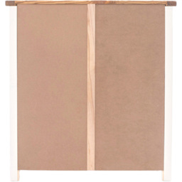 Cabinet Bits Lovere 4 Drawer Off White Chrome Cup Handle Chest of Drawers - Wilko - thumbnail 7
