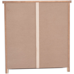 Tirolo 4 Drawer Light Brown Chest of Drawers with Brass Cup Handles - Wilko - thumbnail 6