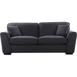 Chelsea 3 Seater Charcoal Fabric Sofa - Grey - Artemis Home - Wilko - thumbnail 3