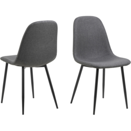 Florence Malta 4 Seater Ceramic Round Dining Table Set Black and Light Grey - Black/Light Grey - Wilko - thumbnail 4