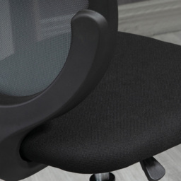 Portland Grey Mesh Draughtsman Drafting Office Chair - Size: 59 x 59 x 126cm - Wilko - thumbnail 4