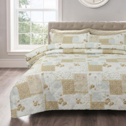 Velosso Single Maya Natural Bedspread Set - Cream - Wilko - thumbnail 1