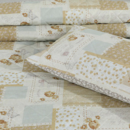 Velosso Single Maya Natural Bedspread Set - Cream - Wilko - thumbnail 3