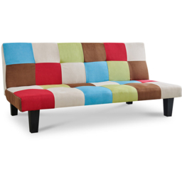 Home Detail Atlanta 2 Seater Multicolour Fabric Sofa Bed - Wilko - thumbnail 3