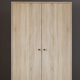 Salford 2 Door 2 Drawer Sonoma Oak Wardrobe - Size: 2 Door, 2 Drawer - Wilko - thumbnail 3