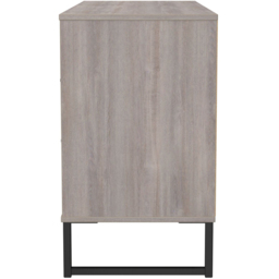 Crowndale Hong Kong 6 Drawer Grey Oak Wide Chest of Drawers Ready Assembled - Wilko - thumbnail 4