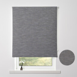Blackout Textured Blind - Charcoal/180cm - Divante - Wilko