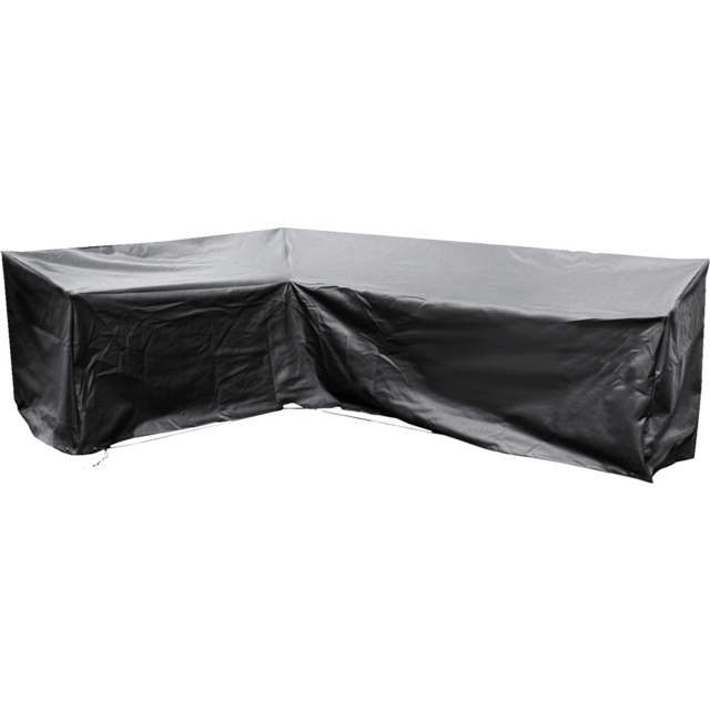 Cozy Bay EZBreathe Large Left L Shape Black Sofa Cover - Size: 93 x 238 x 182cm - Wilko - image 1