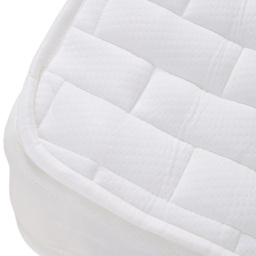 Living and Home Single Coil Spring Mattress - White - Wilko - thumbnail 4