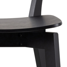 Roxby Black Bar Stool Set of 2 - Size: 105 x 45 x 49cm - Brown - Furniture To Go - Wilko - thumbnail 7
