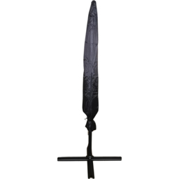 Samuel Alexander Black Hanging Banana Cantilever Parasol Waterproof Cover 3m - Size: 300 x 300 x 290cm - Wilko