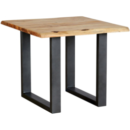 Home Source Live Edge Acacia Top Lamp Table - Size: 50 x 60 x 60cm - Multi - Wilko - thumbnail 3