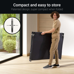 Jay-Be CE120 Small Double Compact Folding Bed with e-Fibre Mattress - Black - Wilko - thumbnail 5