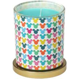Disney Mickey Mouse Sea Spray and Coconut Scented Candle 213g - Size: 7.3 x 7.4 x 7.2cm - Multi - Wilko
