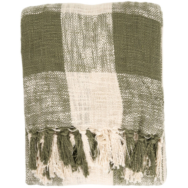 Lachlan Check Throw Olive - Divante - Wilko - image 1
