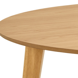 Florence Roxby 4 Seater Matt Oak Round Dining Table - Brown - Furniture To Go - Wilko - thumbnail 5