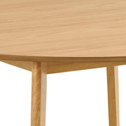 Florence Roxby 4 Seater Matt Oak Round Dining Table - Brown - Furniture To Go - Wilko - thumbnail 6