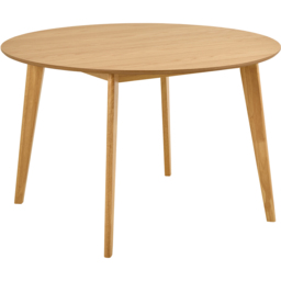 Florence Roxby 4 Seater Matt Oak Round Dining Table - Brown - Furniture To Go - Wilko - thumbnail 3