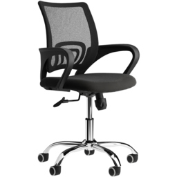 Tate Mesh Black Back Office Chair - Wilko - thumbnail 3
