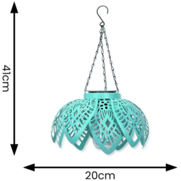 ValueLight Artichoke Blue Outdoor Solar Decorative Light - Size: 41 x 20 x 41cm - ValueLights - Wilko - thumbnail 7