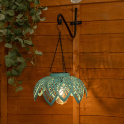 ValueLight Artichoke Blue Outdoor Solar Decorative Light - Size: 41 x 20 x 41cm - ValueLights - Wilko - thumbnail 3