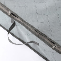 Living and Home Grey Non Woven Fabric Underbed Storage Bag with Handle and Zipper 97cm - Size: 33 x 97 x 15cm - Wilko - thumbnail 7