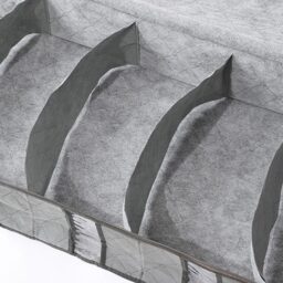 Living and Home Grey Non Woven Fabric Underbed Storage Bag with Handle and Zipper 97cm - Size: 33 x 97 x 15cm - Wilko - thumbnail 6