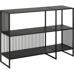 Florence Strington 2 Shelf Black Bookcase - Furniture To Go - Wilko - thumbnail 3