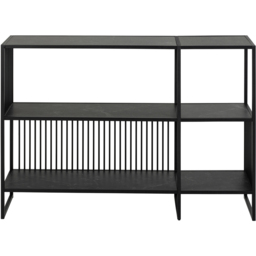 Florence Strington 2 Shelf Black Bookcase - Furniture To Go - Wilko - thumbnail 4