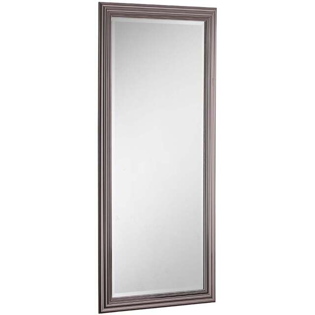Yearn Dark Chrome Bevelled Mirror 166 x 75.5cm - n/a - Wilko - image 1