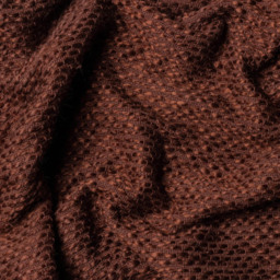 Hoem Morni Chestnut Woven Tasselled Throw 130 x 180cm - Size: 180 x 130cm - Brown - Wilko - thumbnail 4