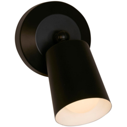 Lighting Collection Black Rechargeable LED Wall Lamp - Size: 17 x 12 x 12cm - Wilko - thumbnail 4