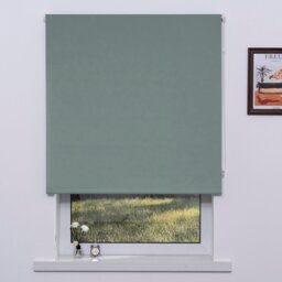 Plain Blackout Blinds - Sage/180cm - Wilko