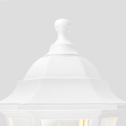 ValueLights Outdoor White Up and Down Wall Lantern - Size: 21 x 35 x 35cm - Wilko - thumbnail 4