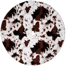 Cow Print Tree Skirt White - Wilko
