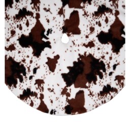 Cow Print Tree Skirt White - Wilko - thumbnail 5