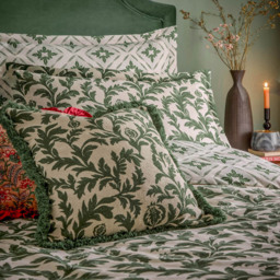 Seventy Three Hedera Single Verdie Printed Duvet Set - Green - Wilko - thumbnail 3