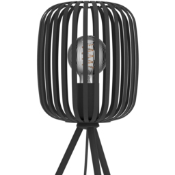 EGLO Romazzina Black Caged Table Lamp - Size: 20.0 x 20.0 x 43.5cm - Wilko - thumbnail 4