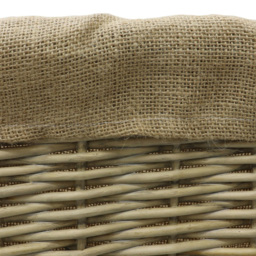 JVL Willow Antique Wash Log Basket with Rope Handles 38 x 50 x 42cm - Size: 50 x 42 x 38cm - Multi - JVL Homewares - Wilko - thumbnail 7