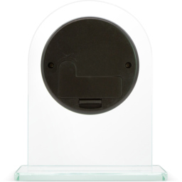 Acctim Adelaide Glass Mantel Table Clock - Size: 4.9 x 14.2 x 17cm - Multi - Wilko - thumbnail 6