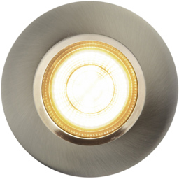 Nordlux Dorado Smart Brushed Nickel Downlight - Size: 5.4 x 8.5 x 5.4cm - Silver - Wilko - thumbnail 4