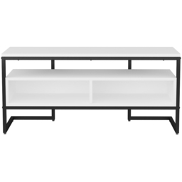 Decorotika Merrion 3 Shelf Black and White TV Unit - Size: 51 x 111 x 35cm - Multi - Wilko - thumbnail 4