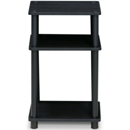 Walplus 2 Shelf Americano and Black Turn-N-Tube End Table - Size: 29.21 x 57.91 x 34.04cm - Wilko - thumbnail 4