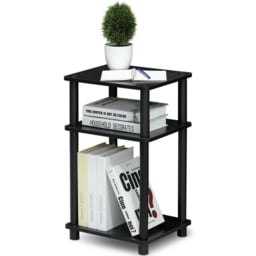 Walplus 2 Shelf Americano and Black Turn-N-Tube End Table - Size: 29.21 x 57.91 x 34.04cm - Wilko - thumbnail 6