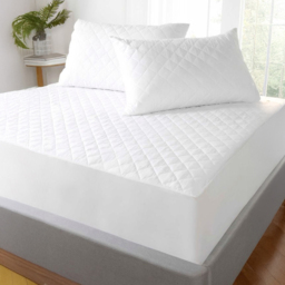 Rapport Home King Size White Mattress Protector - Wilko - thumbnail 3