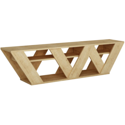Decortie Ralla Oak TV Stand with Shelves - Cream - Wilko - thumbnail 3