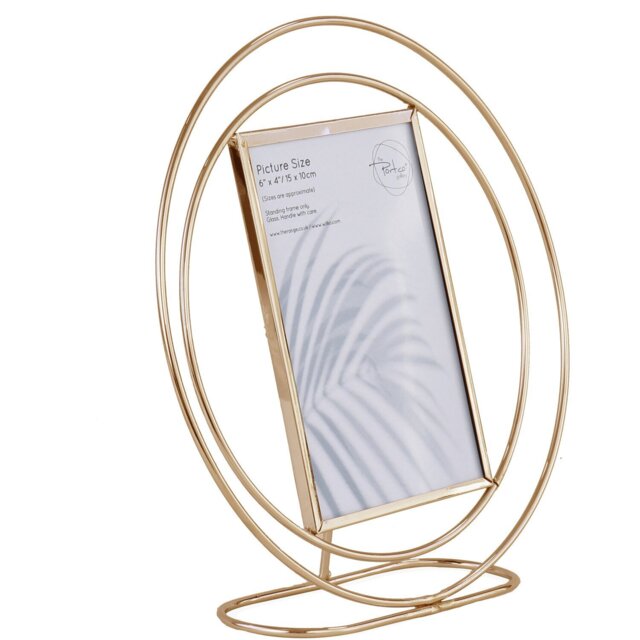 Orbital Free Standing Metal Photo Frame - The Port. Co Gallery - Wilko - image 1