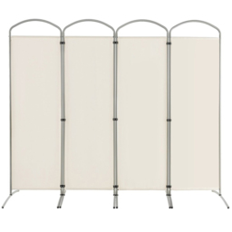 Costway 4 Panel White Freestanding Folding Room Divider - Size: 89 x 27 x 10cm - Wilko - thumbnail 1