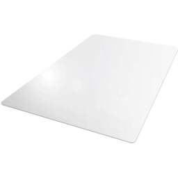Ecotex Marlon BioPlus Polycarbonate Rectangular Chair Mat for Carpet 75 x 119cm - Size: 118.5 x 75 x 0.22cm - Clear - Wilko - thumbnail 1